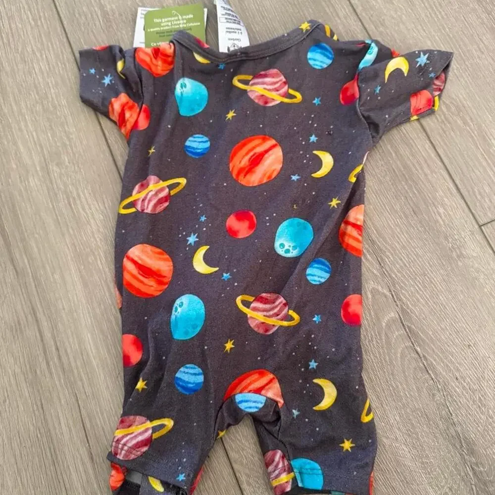 Gerber baby romper with planets